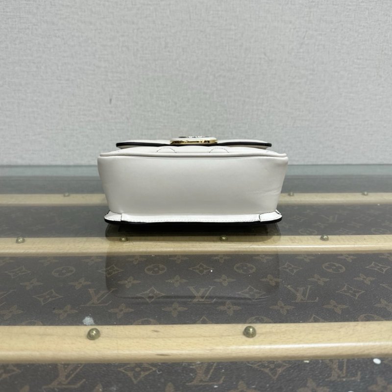 GUCCI 白金Deco互扣雙G肩背手提斜背包 18*14.5*8 98新配件塵袋-3