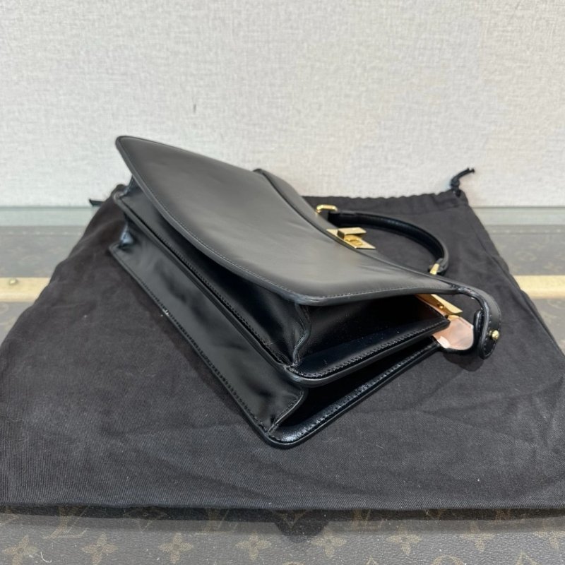 FENDI 黑金 Peekaboo手提肩背斜背包 29*18*11 99新配件塵袋雨衣-2