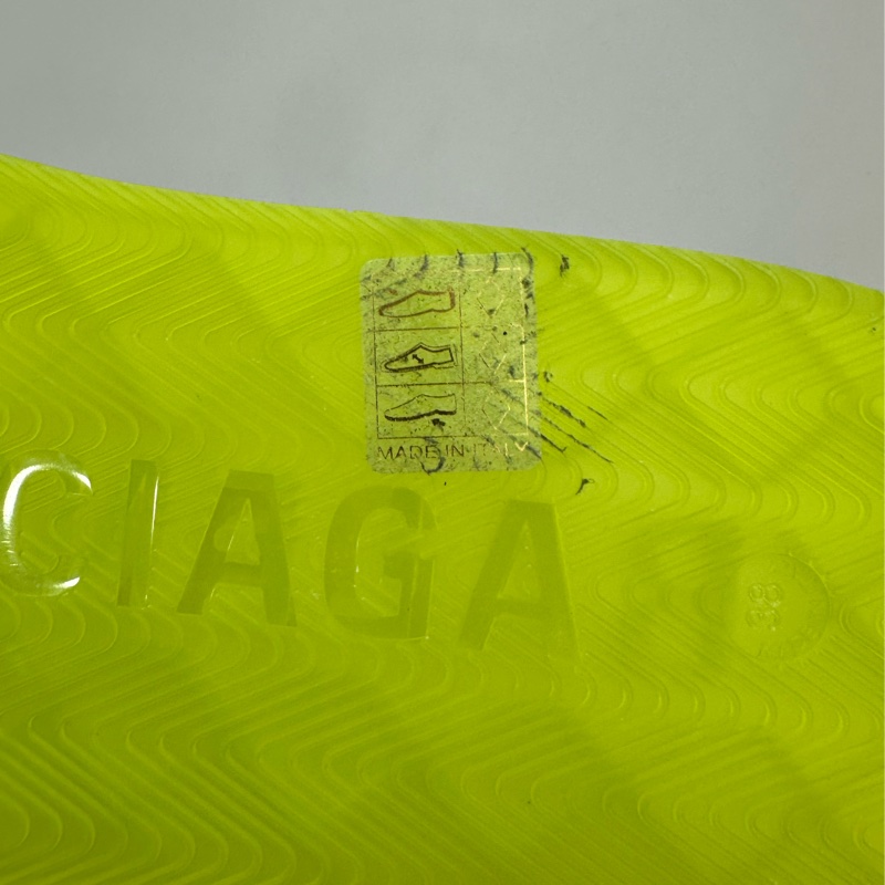 Balenciaga 巴黎世家 綠色透視磨砂果凍拖鞋40碼 閒置-6