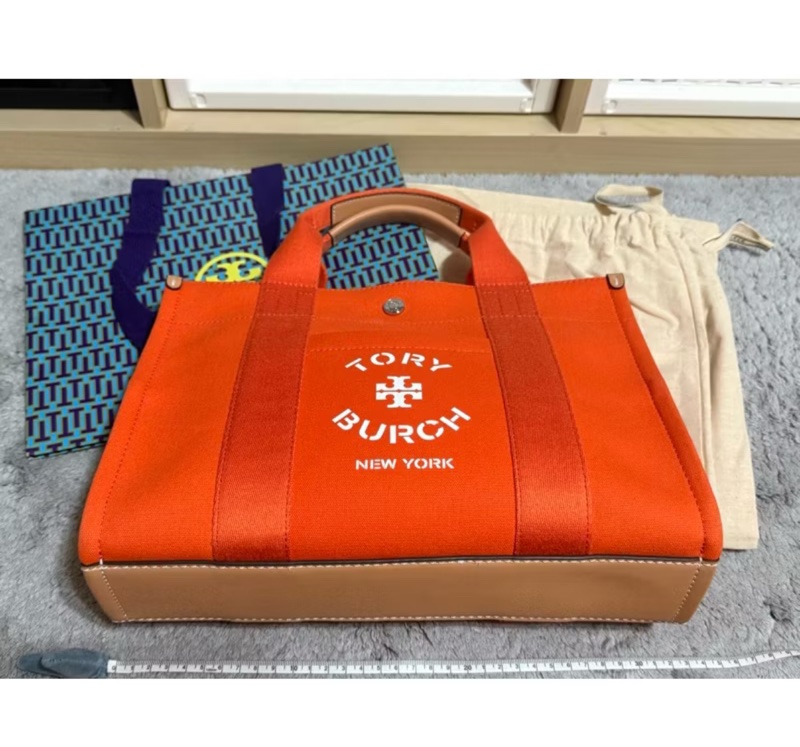 CC蕾夢🍋《超值二手商品》Tory Burch 肩背包 手提包 帆布刺繡側背包 單肩 托特(附原廠防塵袋、紙袋、購證照)-1