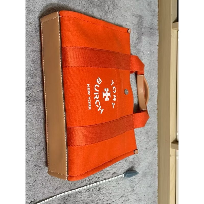 CC蕾夢🍋《超值二手商品》Tory Burch 肩背包 手提包 帆布刺繡側背包 單肩 托特(附原廠防塵袋、紙袋、購證照)-5