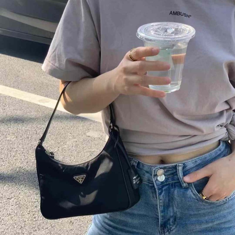 prada hobo2005 腋下包 閒置新 芯片款 防塵袋-4