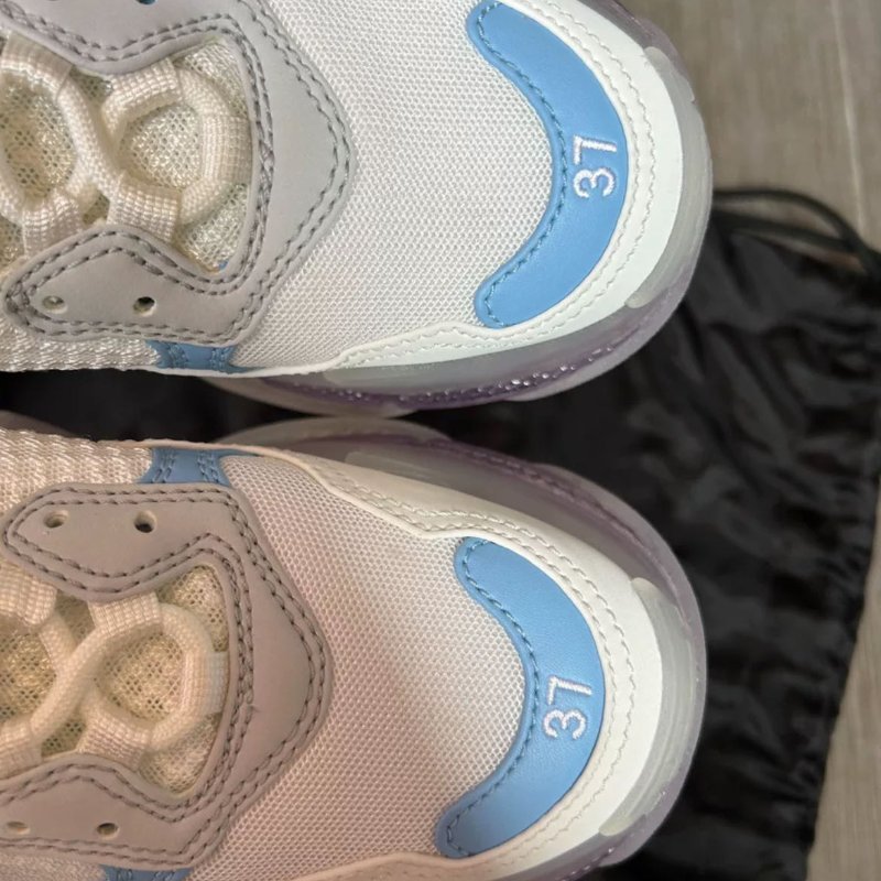 BALENCIAGA 紫色水晶底老爹鞋 尺寸37碼 僅試穿很新 配件有塵袋-2