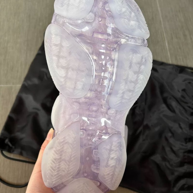 BALENCIAGA 紫色水晶底老爹鞋 尺寸37碼 僅試穿很新 配件有塵袋-6