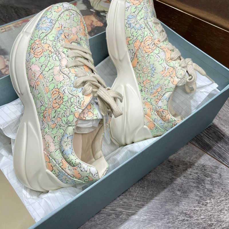 Gucci 限量花卉logo老爹鞋 全新最後36號-0