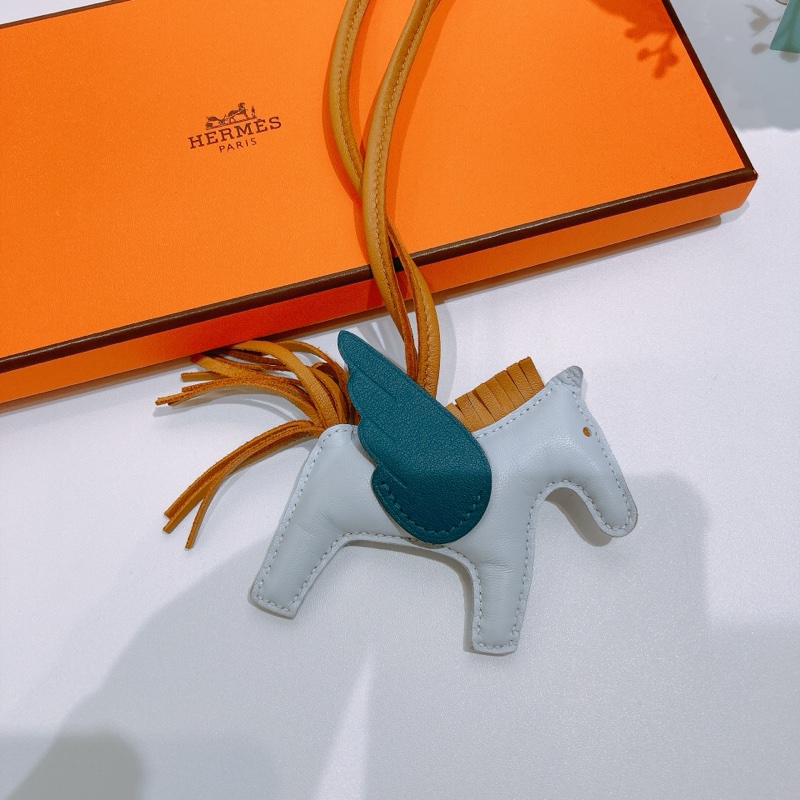 TW4394 Hermes 愛馬仕 小號飛馬掛件Rodeo PM Pegase Blue Brume x Bosphere x Seasame Swift-2