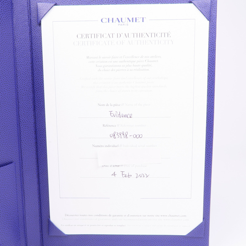Chaumet 18K白金Liens Evidence鑽石耳環-10