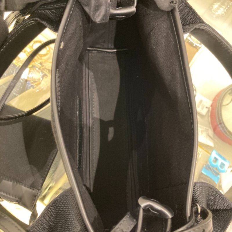 🎉新品好折扣✨Balenciaga 390346 Navy XS Cabas 帆布包 經典黑 附可斜背長肩帶-3