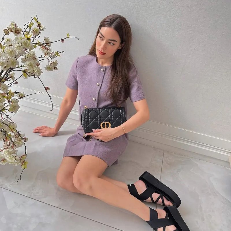 DIOR Shade厚底夾趾涼鞋 - 黑 36-1
