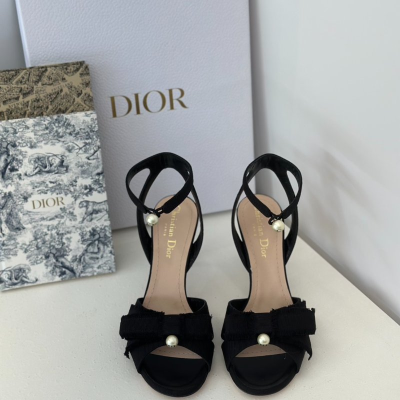 DIOR Adiorable高跟涼鞋 - 黑 36-0