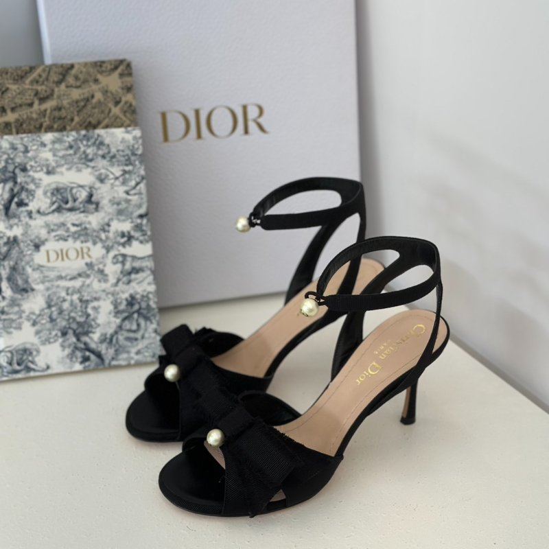 DIOR Adiorable高跟涼鞋 - 黑 36-4