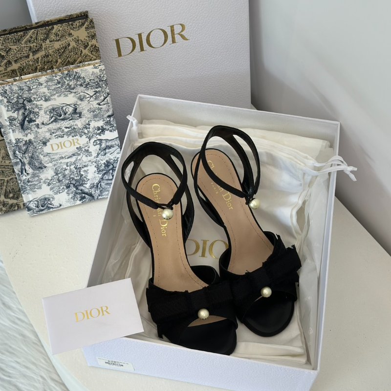 DIOR Adiorable高跟涼鞋 - 黑 36-6