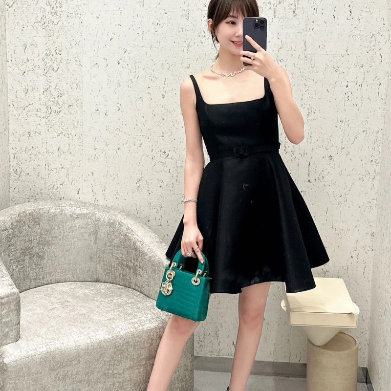 DIOR Adiorable尖頭楔型跟鞋 - 黑 36-6
