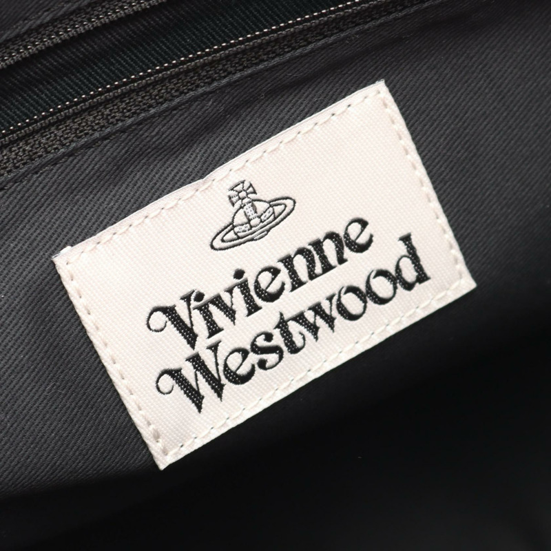 Vivienne Westwood SHOPPER Orb 單肩手提包 4D01000 紅色皮革 全新 女士-3