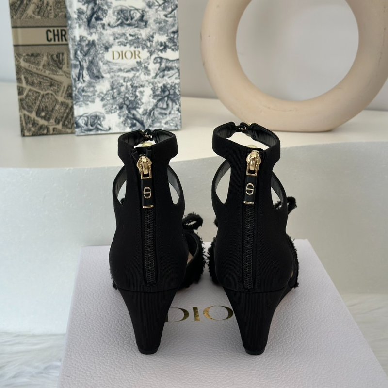 DIOR Adiorable尖頭楔型跟鞋 - 黑 36-4