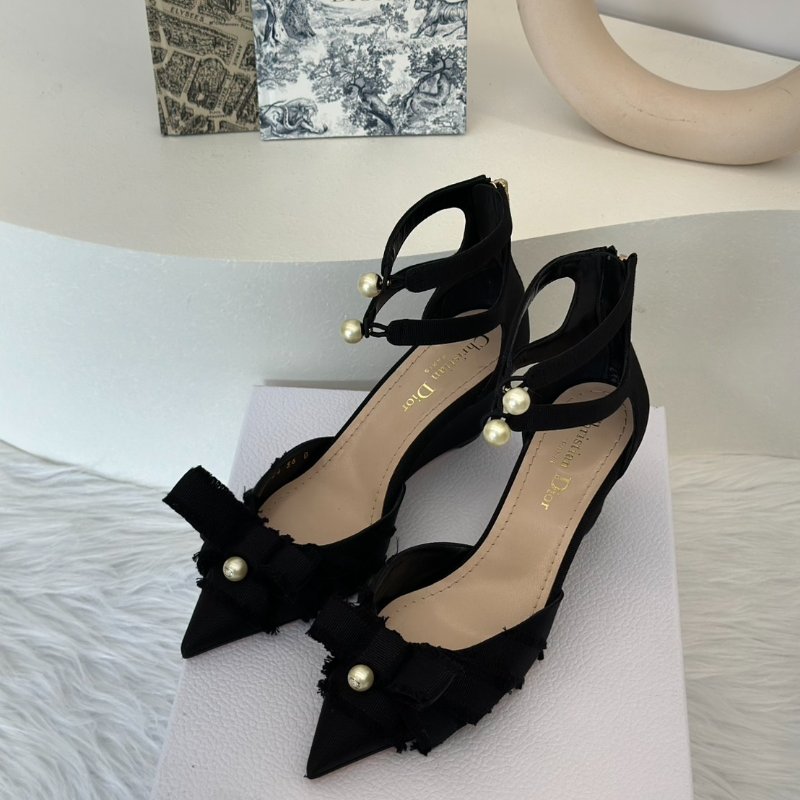 DIOR Adiorable尖頭楔型跟鞋 - 黑 36-5