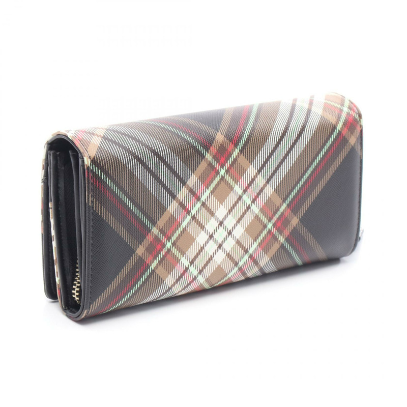 Vivienne Westwood 經典 LOGO 皮夾 Orb 雙折皮夾 51060025US001KD101 合成皮革 棕色 多色 全新 W-1