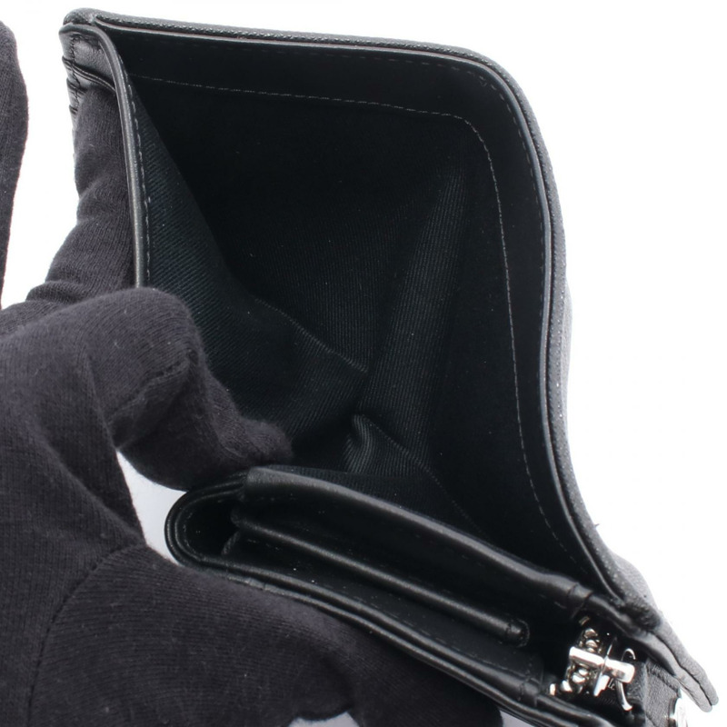 Vivienne Westwood 拉鍊卡包 Orb 雙折皮夾 51080028L0040N402 十字紋皮革 黑色 全新 女款-4