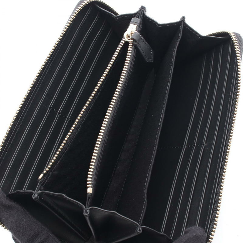 Vivienne Westwood CLASSIC ZIP Orb 圓環錢包 51050023L0040N401 Saffiano 黑色-2