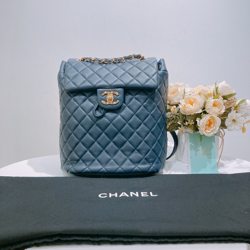 TW4395 Chanel 香奈兒深藍色背包 牛皮Urban Spirit Backpack Small Navy x GHW Calfskin-19