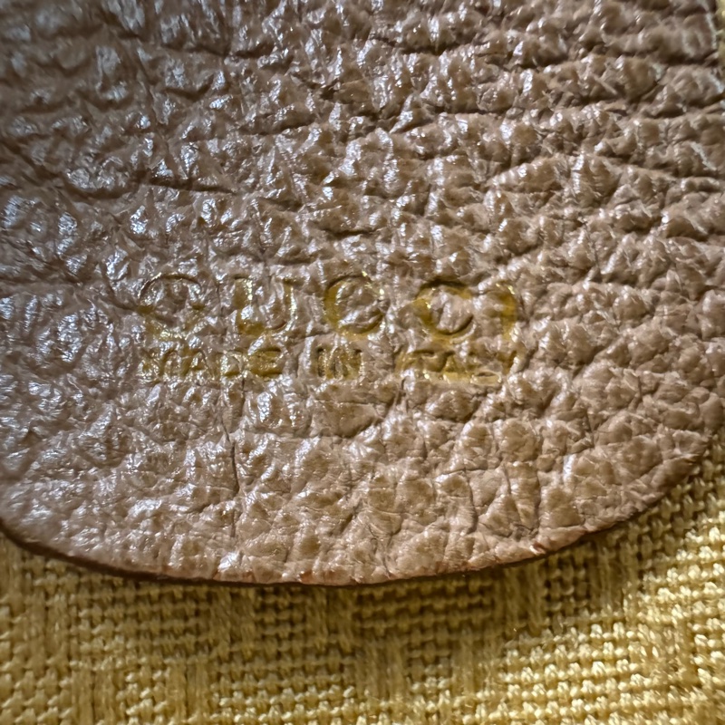 Gucci 竹節麂皮手提包-18