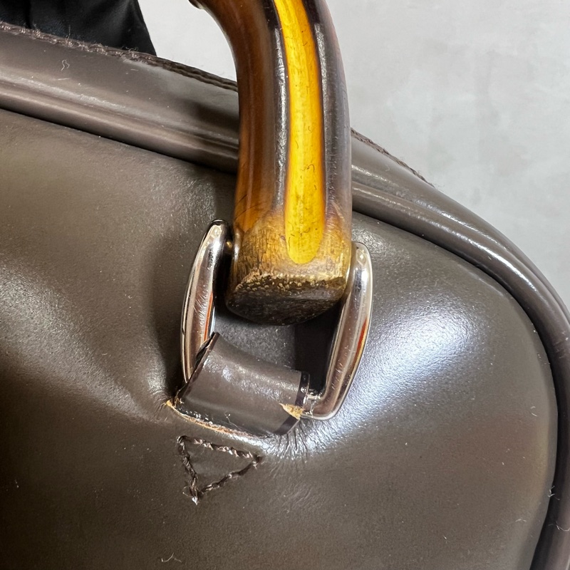 Gucci 竹節帆布單帶後背包-20