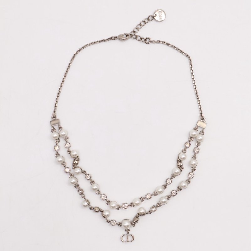 DIOR Petit CD Treasure珍珠頸鍊-0