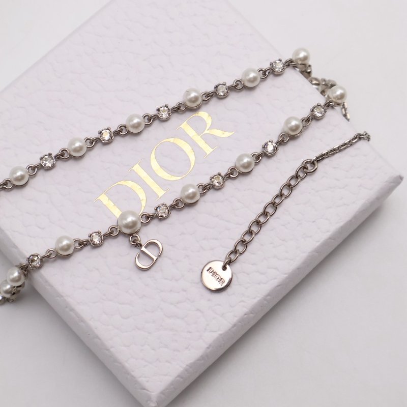 DIOR Petit CD Treasure珍珠頸鍊-3