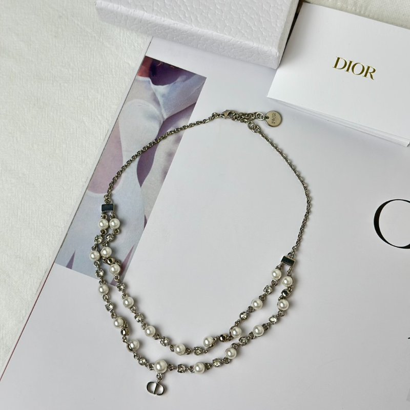 DIOR Petit CD Treasure珍珠頸鍊-2