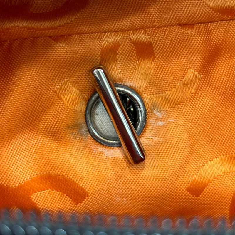 Chanel A25173 LOGO 雙C 康朋 巧克力咖啡色 牛皮 拉鍊 肩背包 吐司包 手提包 多口袋 書包釦-62