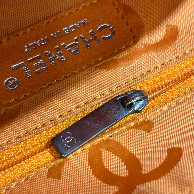 Chanel A25173 LOGO 雙C 康朋 巧克力咖啡色 牛皮 拉鍊 肩背包 吐司包 手提包 多口袋 書包釦-65