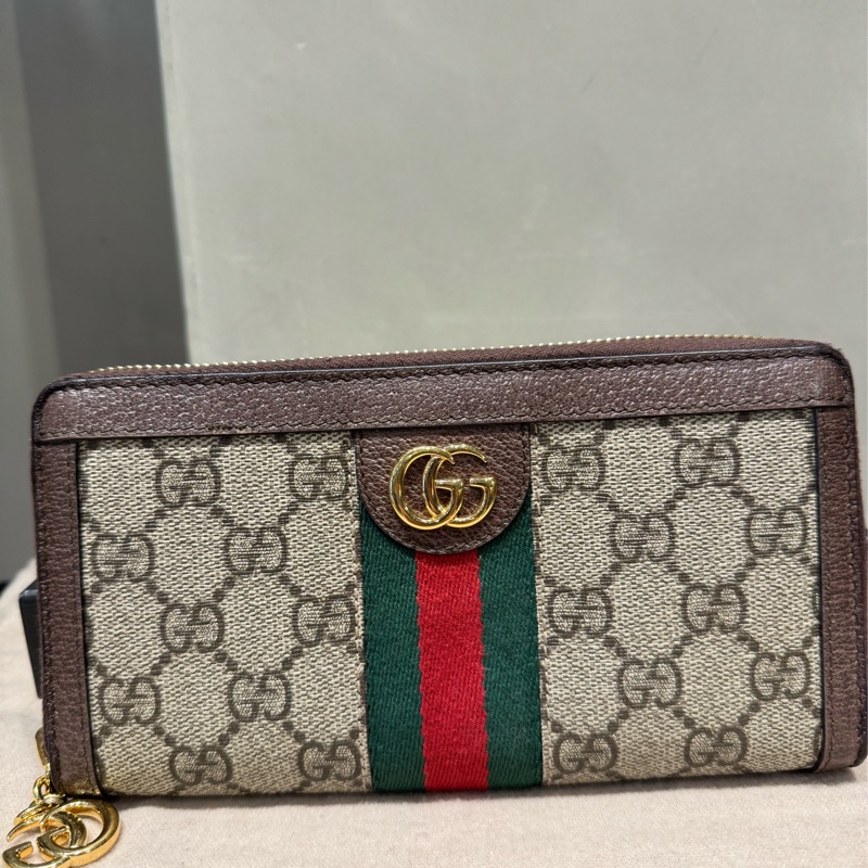 Gucci 紅綠長夾-0