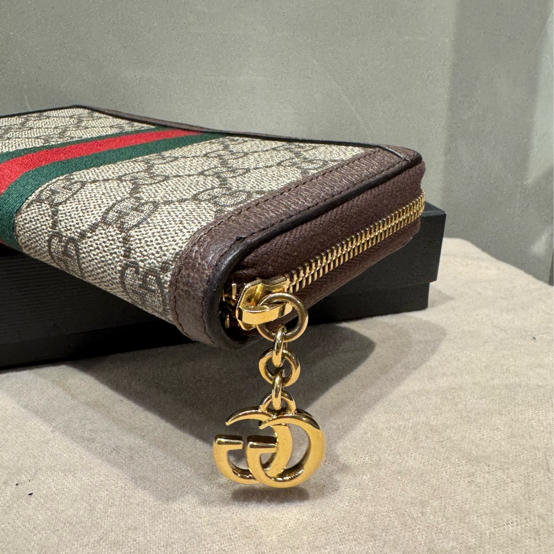 Gucci 紅綠長夾-2