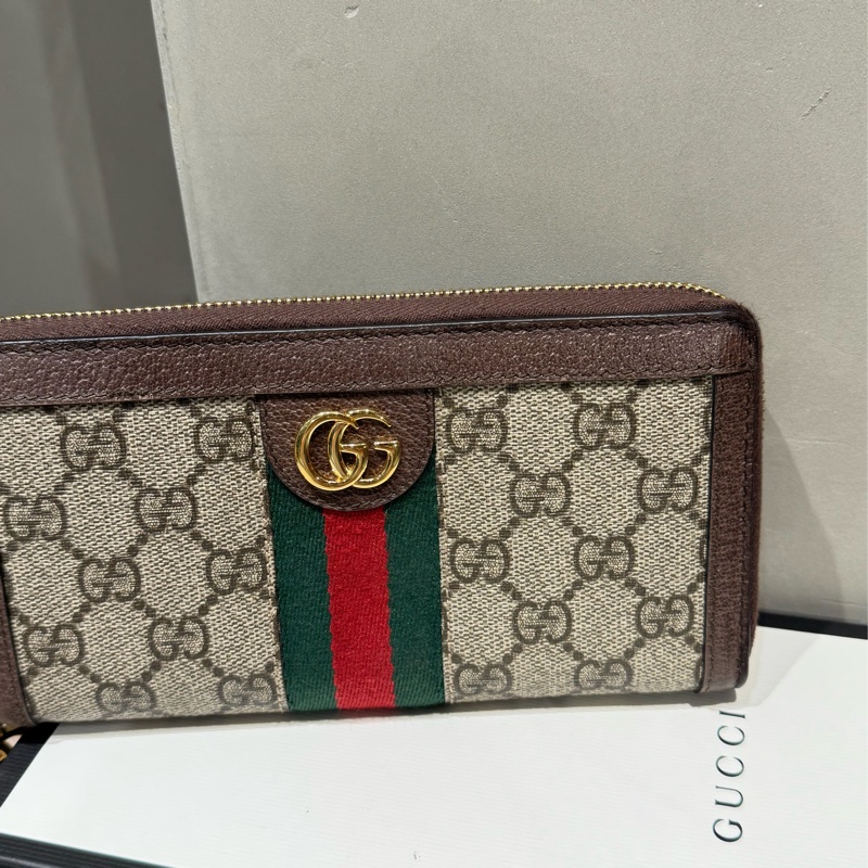 Gucci 紅綠長夾-5