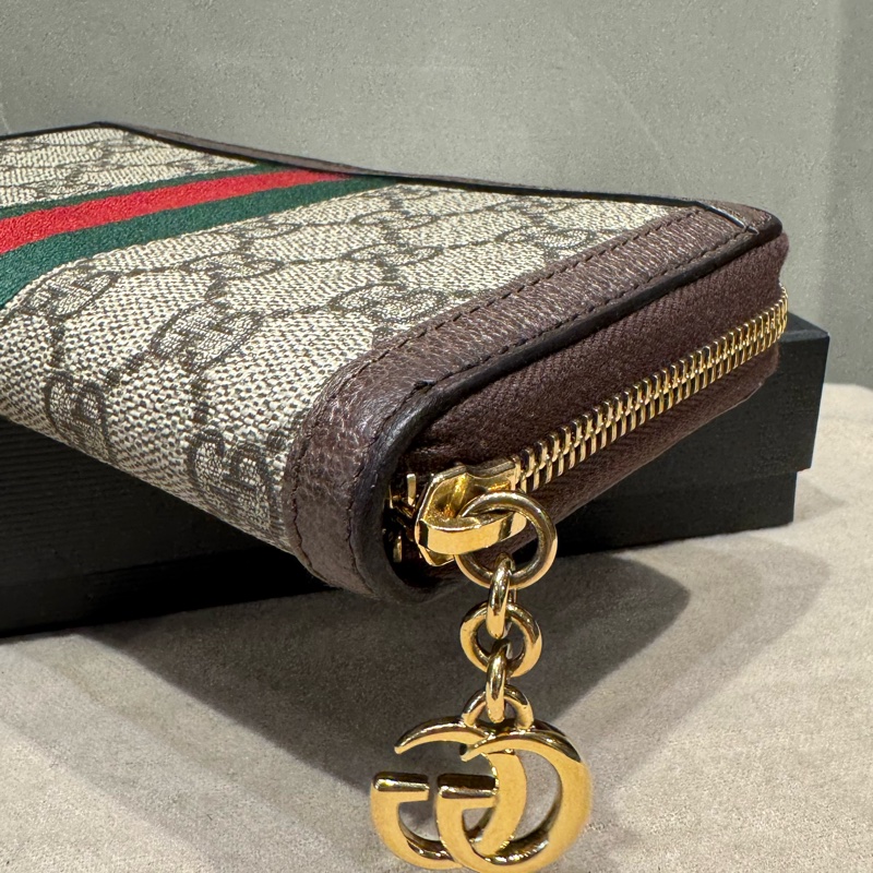 Gucci 紅綠長夾-8