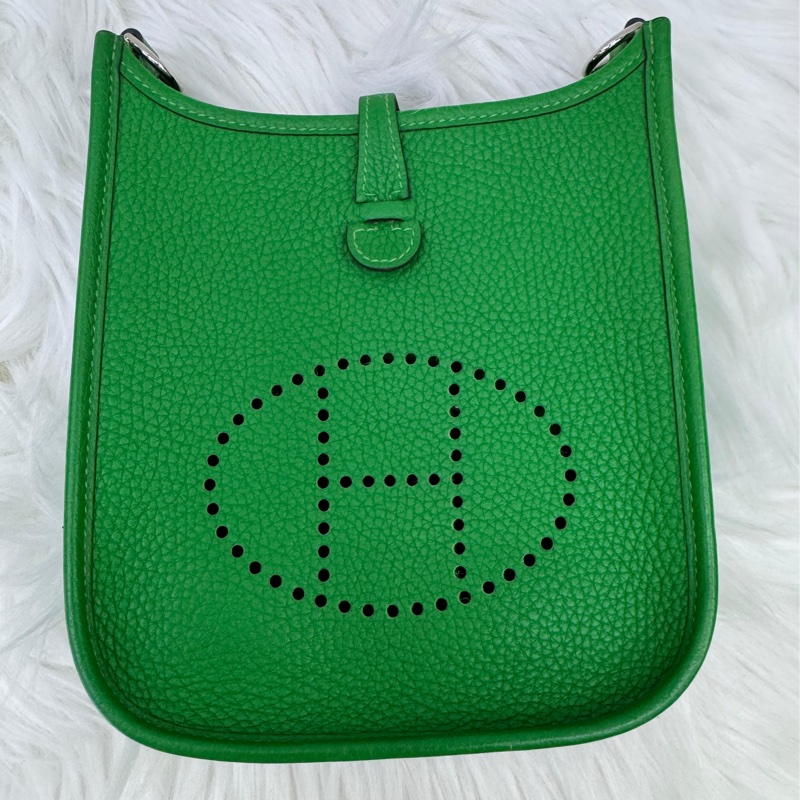 Hermès Bamboo Clemence Mini Evelyne Bag-1