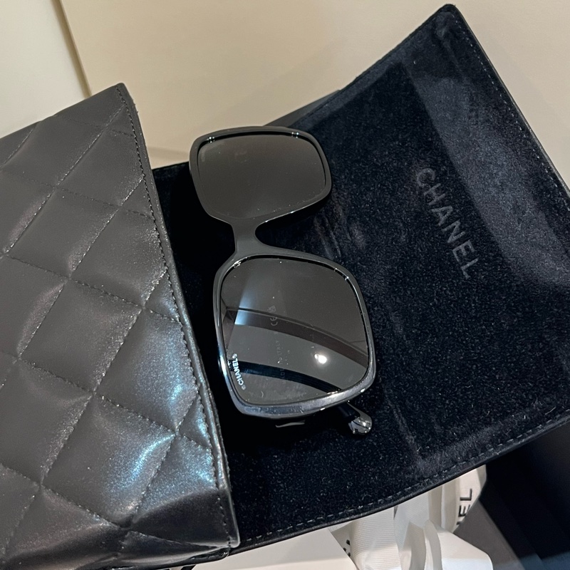 CHANEL方形太陽眼鏡✨9.9成新-6