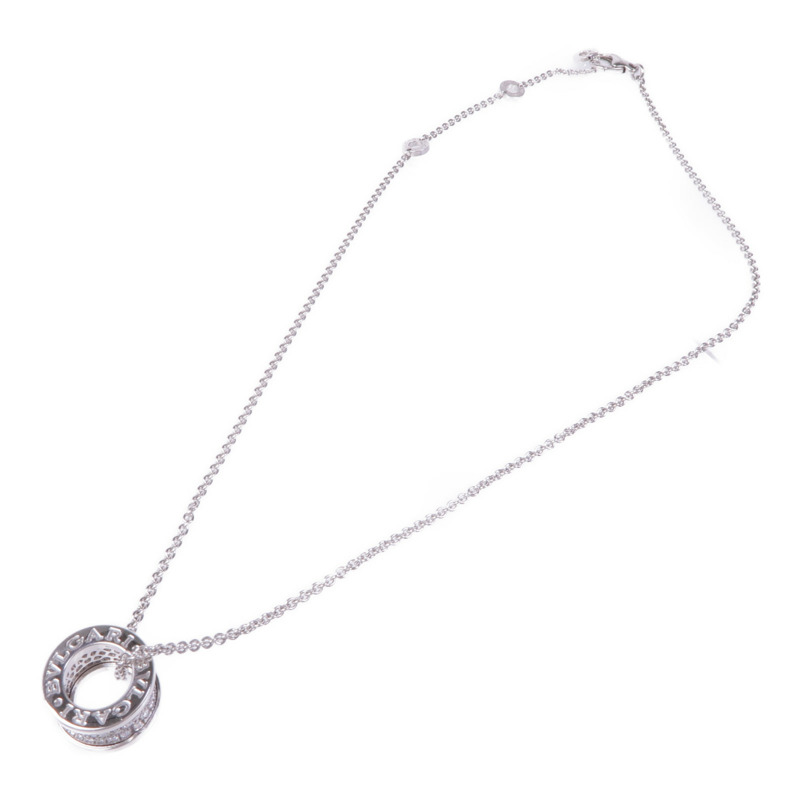 BVLGARI 18K白金B.zero1 Necklace Diamond鑽石項鍊-2