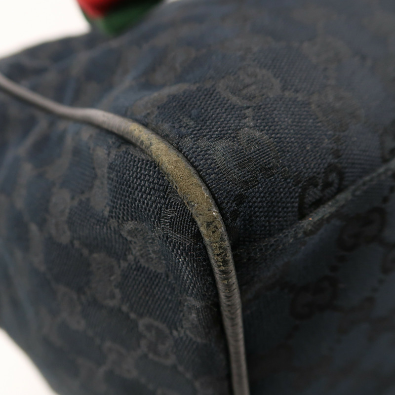 GUCCI 帆布Boston Bag波士頓包-11