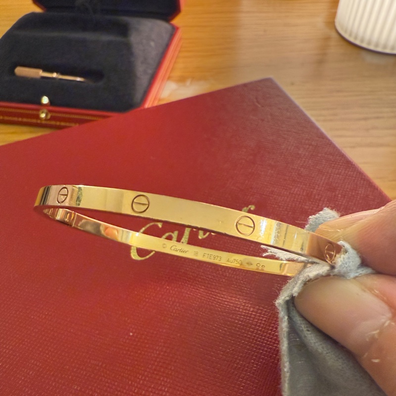 Cartier LOVE 18K玫瑰金/ Size18-4