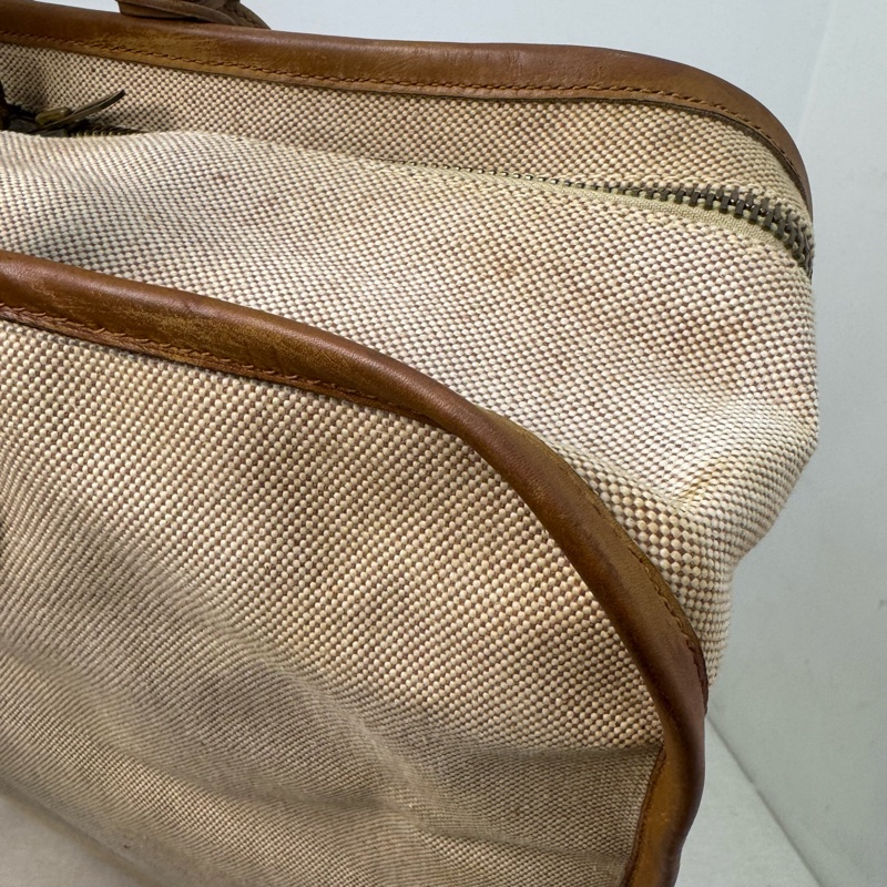 Hermès 稀有款帆布鞋袋-18