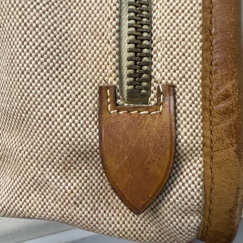 Hermès 稀有款帆布鞋袋-24