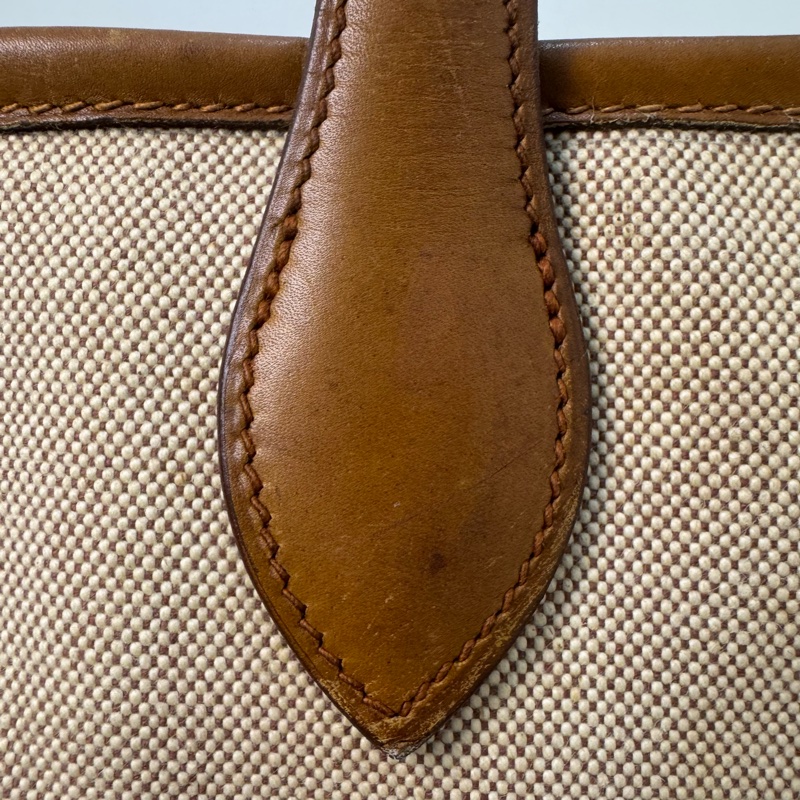 Hermès 稀有款帆布鞋袋-25
