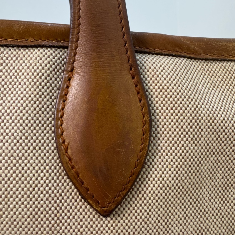 Hermès 稀有款帆布鞋袋-26