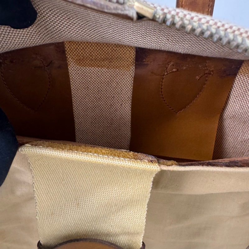 Hermès 稀有款帆布鞋袋-37