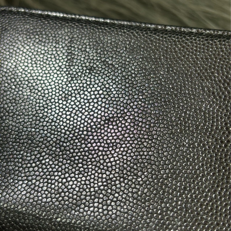 CHANEL AP4658 雙C LOGO 黑色荔枝皮 零錢包 短夾 皮夾 錢包 信用卡包 卡夾-8