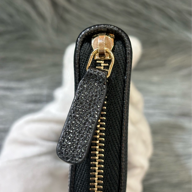 CHANEL AP4658 雙C LOGO 黑色荔枝皮 零錢包 短夾 皮夾 錢包 信用卡包 卡夾-9