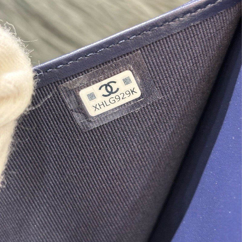 CHANEL AP0231 COCO 閃電紫色荔枝皮金釦 零錢包 短夾 皮夾 錢包 信用夾-19