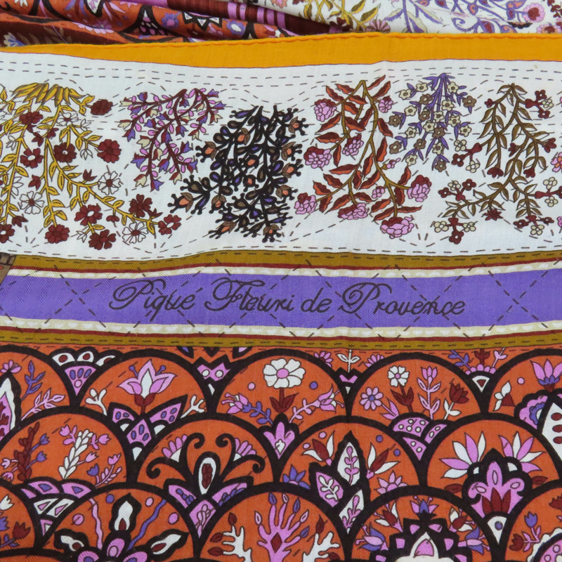 暖色系預訂喀什米爾絲綢方巾-6