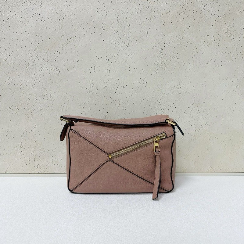 Loewe puzzle small 小號乾枯玫瑰色-1